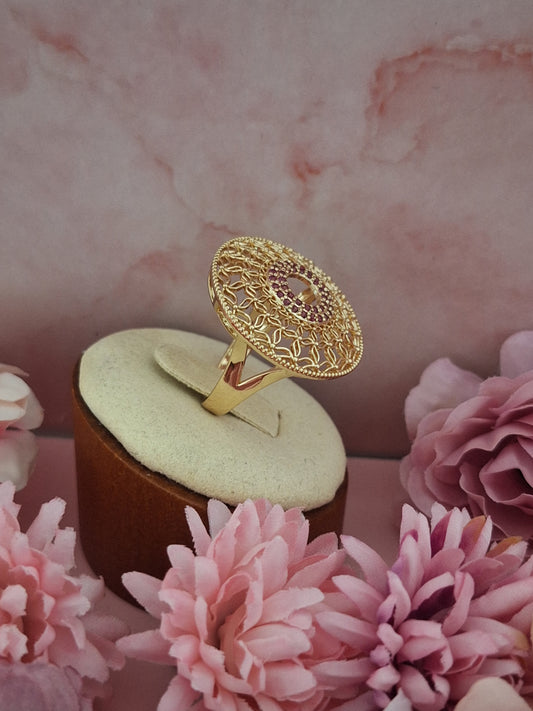 Bague bicolore